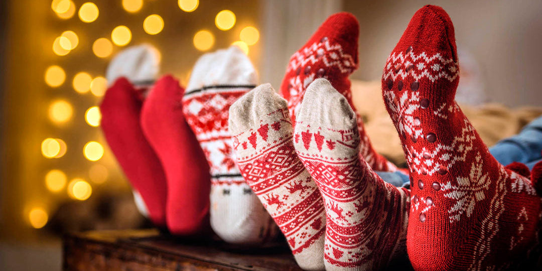 Calcetines Navideños de andar por casa