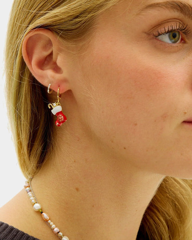 Pendientes Navideños Calcetín de Navidad