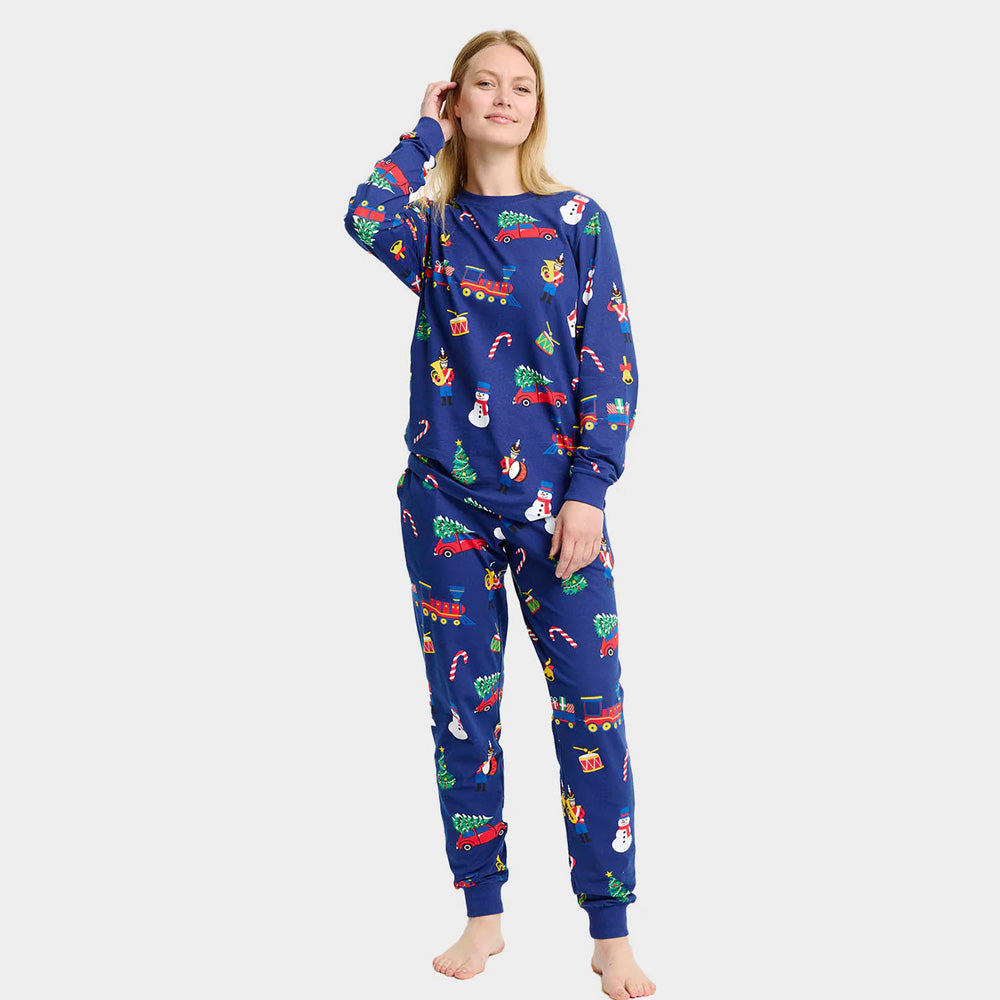 Pijama de Navidad para Familia y Mujer Juguetes Navideños