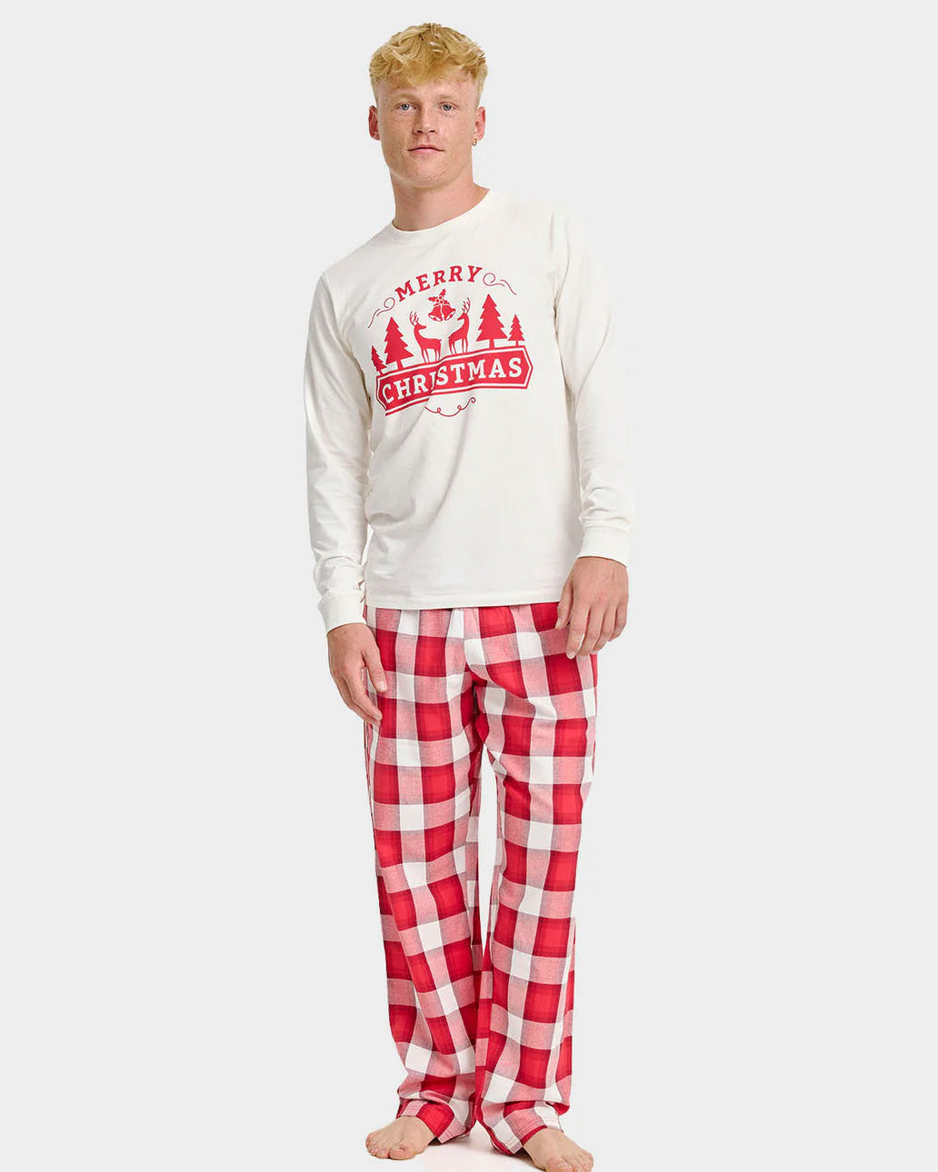 Pijama de Navidad Hombre Unisex Merry Christmas