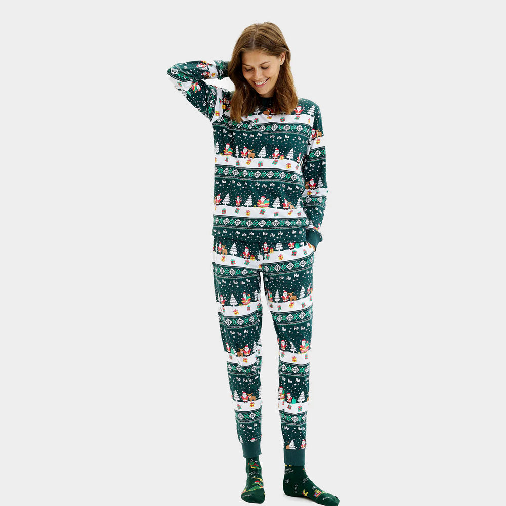 Pijama de Navidad para Mujer Green Jolly Christmas