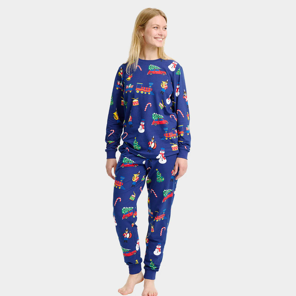 Pijama de Navidad Mujer Unisex Juguetes Navideños