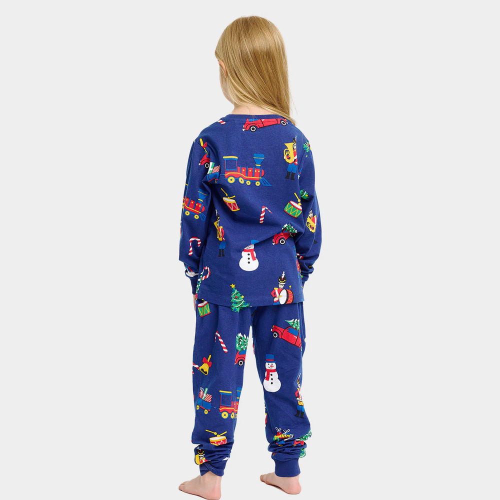 Pijama de Navidad para Niño y Niña con Juguetes Navideños