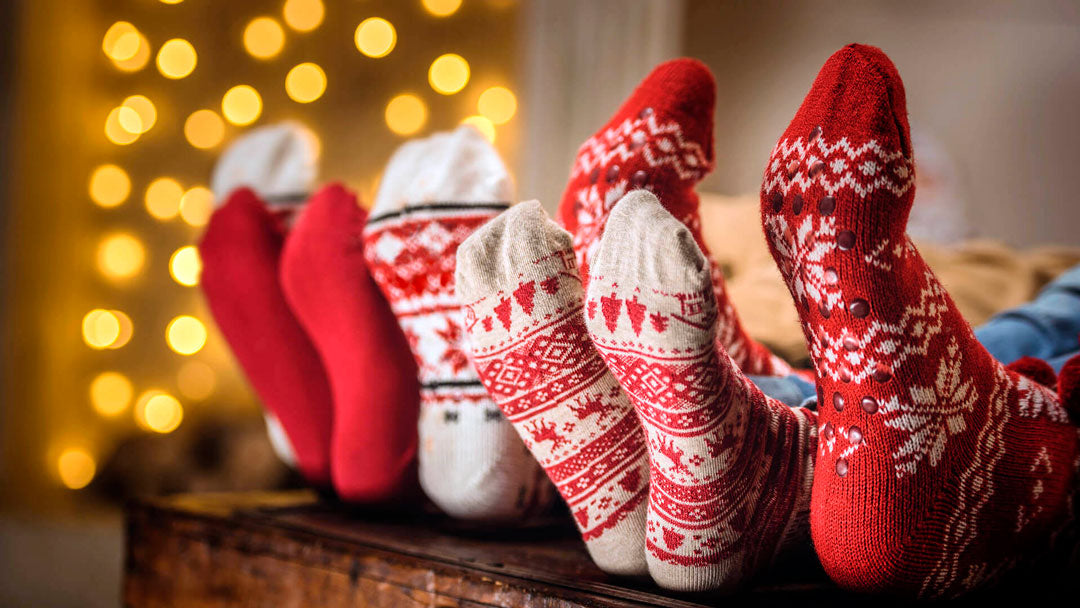 Calcetines Navideños de andar por casa