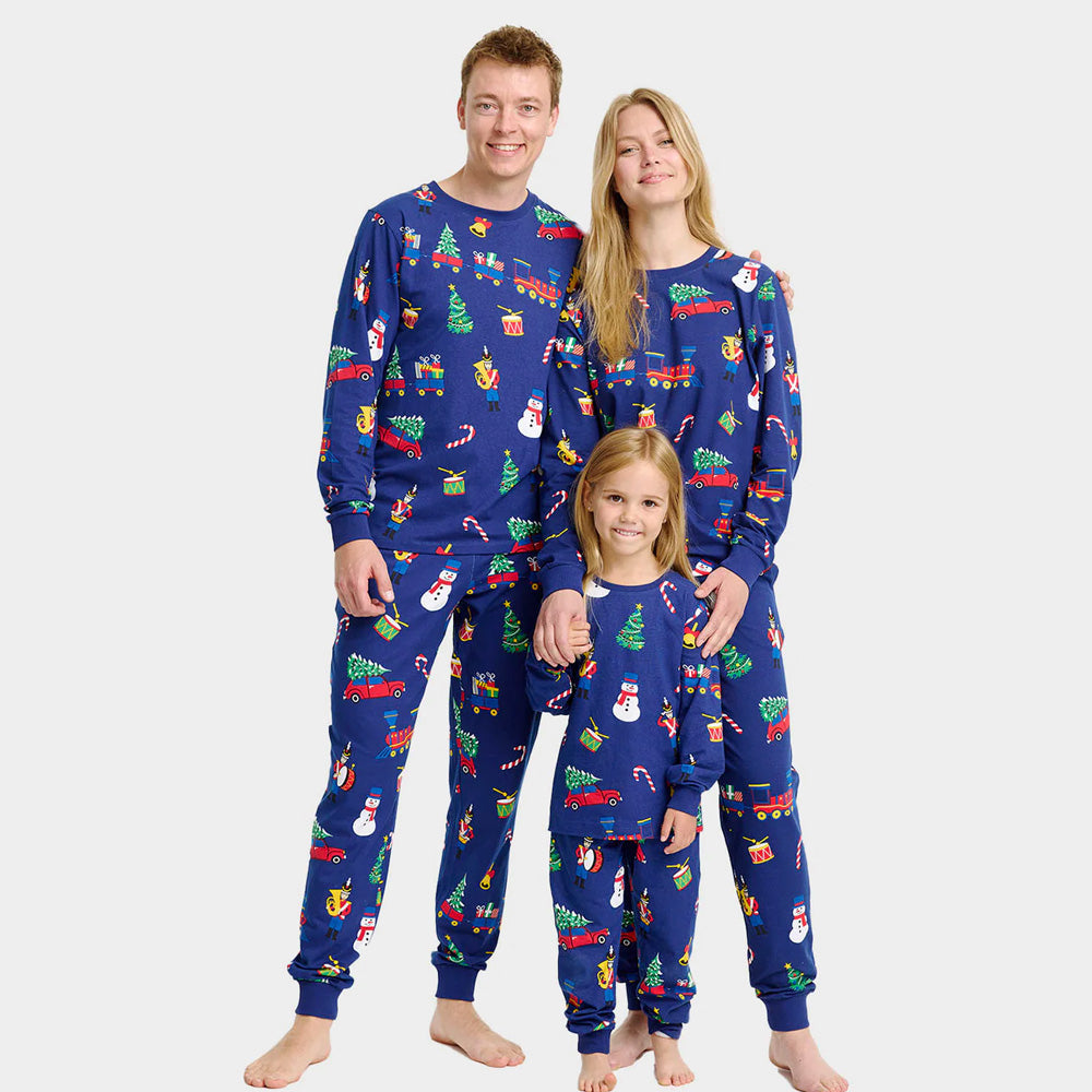 Pijama de Navidad para Familia Juguetes Navideños
