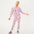 Pijama de Navidad para Familia Rosa Motivos Navideños Hombre
