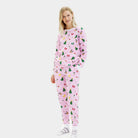 Pijama de Navidad para Familia Rosa Motivos Navideños Mujer