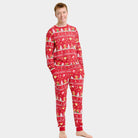 Pijama de Navidad para Hombre Gingercookies Rojo
