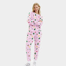 Pijama de Navidad Mujer Unisex Rosa Motivos Navideños
