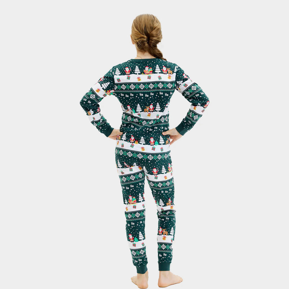 Pijama de Navidad para Niños Green Jolly Christmas
