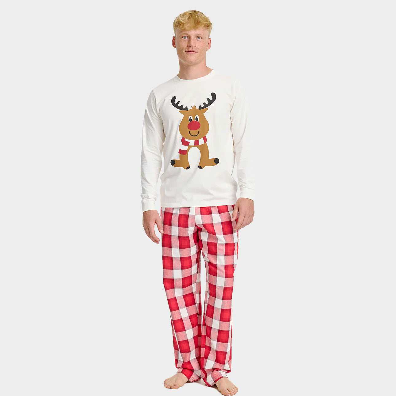 Pijama de Navidad Reno Simpático Hombre