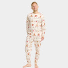 Pijama de Navidad Hombre Unisex Gingercookies Beige
